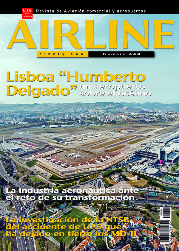Portada de la revista Airline Ninety Two 444, diciembre de 2025.